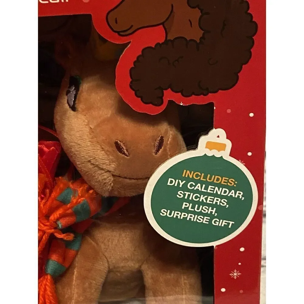 Afro Unicorn Holiday‎ Plush Set – Stuffed Unicorn Toy Christmas 4-Piece Gift Set